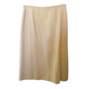 Escada Cream Pencil Skirt 6 S NWT